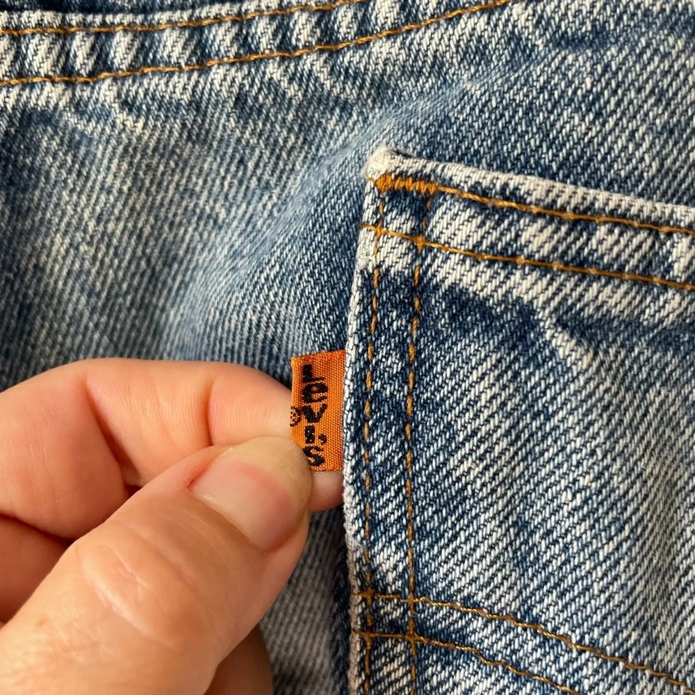70s Vintage Levi’s 505 Orange‎ Tab Jeans W35 L30